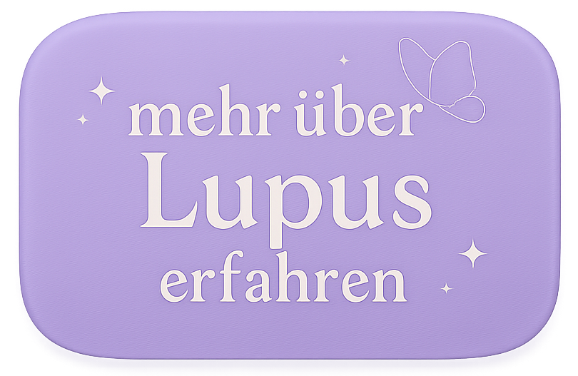 Lila Button mit weißem Pfeil nach rechts und der Aufschrift „Mehr über Lupus erfahren“.